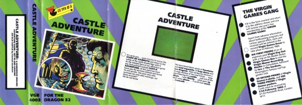 Cassette cover, outside